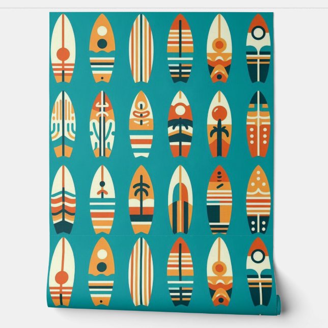 Papier Peint Coureurs des Vagues (Déroulement)