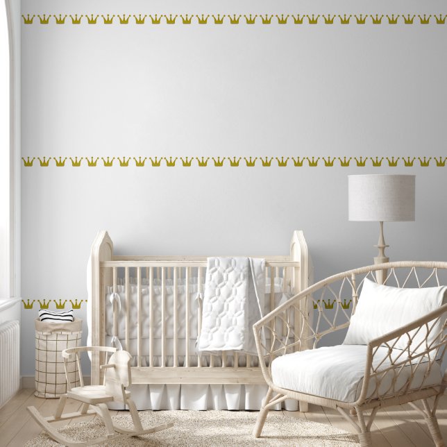 Papier Peint Couronne d'or - luxueuse frontière royale 1 (Enfants)