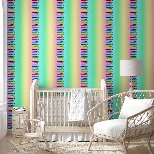 Papier Peint Crayons de couleur (Enfants)