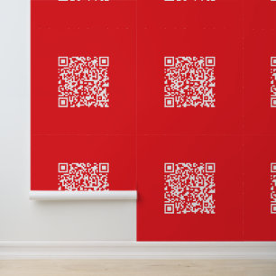 Papier Peint Créer un code QR rouge numérisable (modifiable)