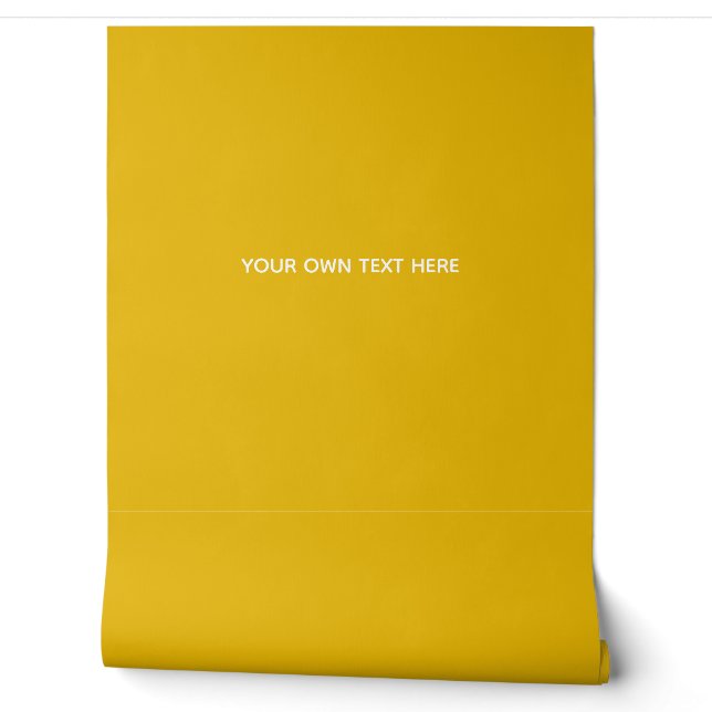 Papier Peint Créez Votre Propre Conception Personnalisée Jaune (Déroulement)