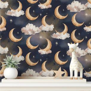 Papier Peint Crescent Moon et Nuages