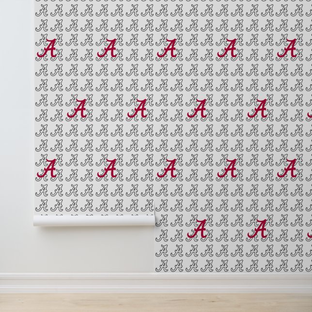 Papier Peint Crimson Tide Houndstooth (Application)