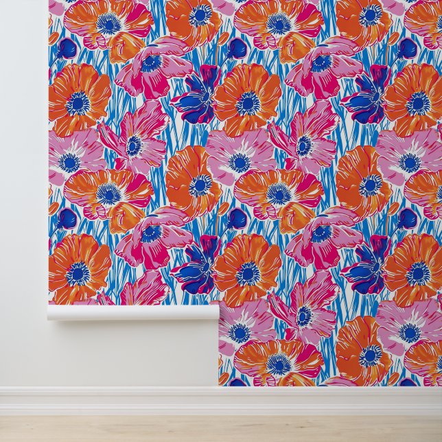 Papier Peint Croquis de prairie (Application)