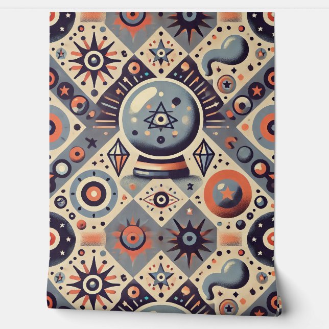 Papier Peint Crystal Ball Gypsy (Déroulement)