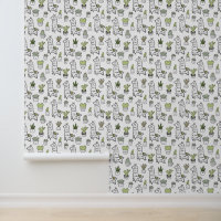 Cute Alpaca et Motif Cactus