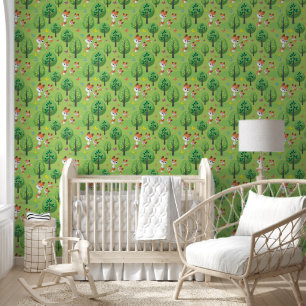 Papier Peint Cute carrelé renard motif unisex Maman bébé