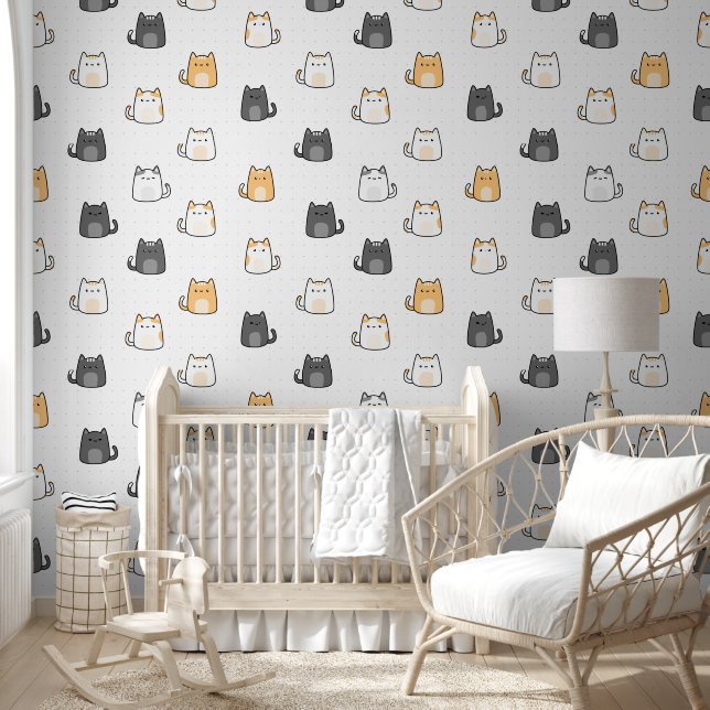 Papier Peint Cute Cat Designs for Your Kid Room (Enfants)