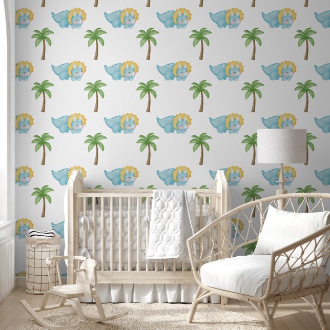 Papier Peint Cute Dream Dinosaur (Enfants)