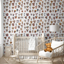 Cute Funny Silly Aquarelle Chiens Chiens Chiens Mo