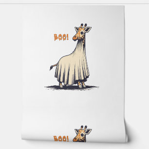 Papier Peint Cute Giraffe Boo Costume d'Halloween Zoo Lover Gir