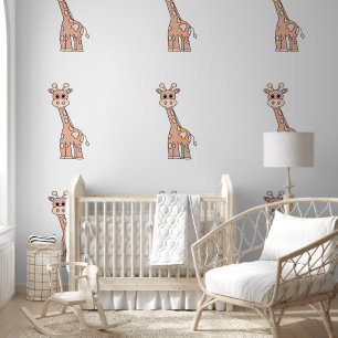 Papier Peint Cute Grande Giraffe Baby Nursery Kids'