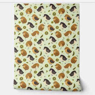 Papier Peint Cute Kiwi Birds Motif
