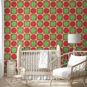 Papier Peint Cute Watermelon Fruit Motif Enfants Nurserroom