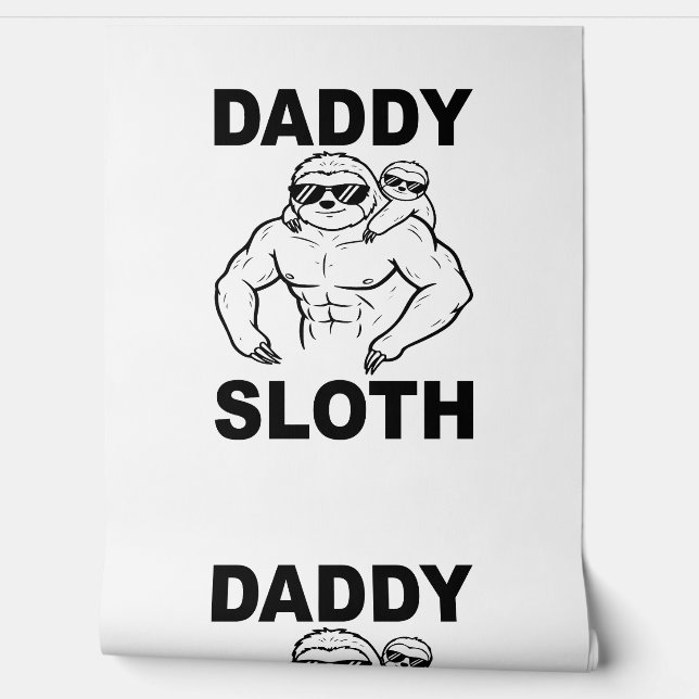 Papier Peint Daddy Sloth (Déroulement)