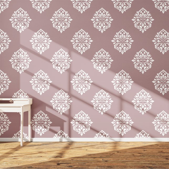 Papier Peint Damask Ambience Mountbatten rose (Créateur téléchargé)