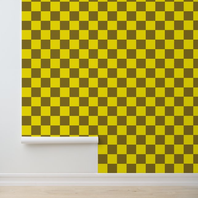 Papier Peint Damier Zest et Acid (Application)
