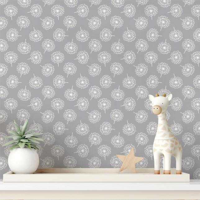 Papier Peint Dandelion gris (Créateur téléchargé)