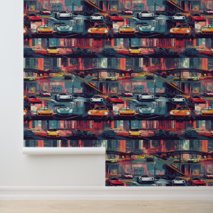 Papier peint de voiture sport vibrant pour les ama