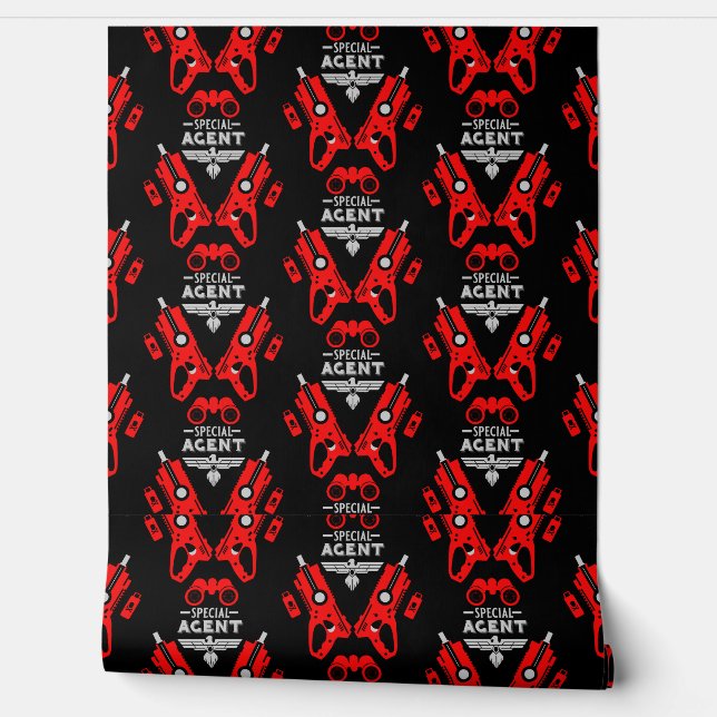 Papier Peint Décor de chambre de l'agent spécial Dart Gun (Déroulement)