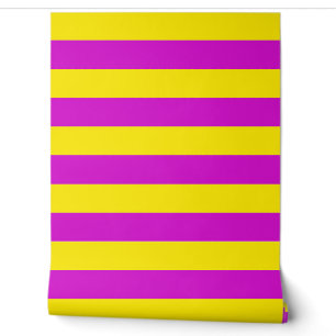 Papier Peint Décor mauve et jaune