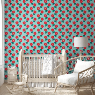 Papier Peint Décoration murale à motif floral vintage de margue