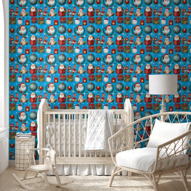 Papier Peint Décorations de Noël modernes (Enfants)