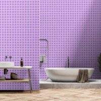 Design abstrait rétro dans le style plaid violet.