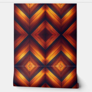Papier Peint Design Chevron en bois brillant