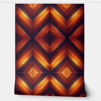 Papier Peint Design Chevron en bois brillant
