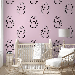 Papier Peint Design de chat Kitty