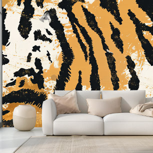 Papier Peint Design d'impression Boho Chic Tiger