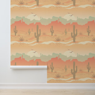 Papier Peint Design du paysage désertique