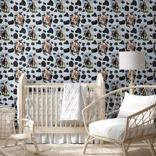 Papier Peint Design Motif animal de vache
