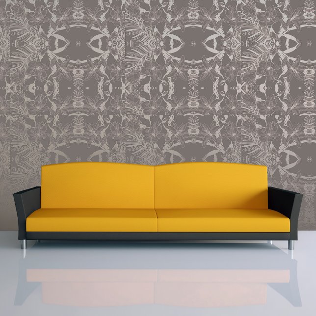 Papier Peint Design unique ! Épeaux et bâtonnets de Lily Floral (Unique Design! Seamless Lily Floral Peel and Stick Wallpaper)