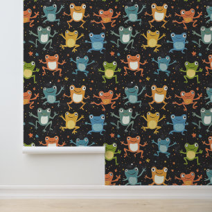 Papier Peint Dessin de la calotte Motif de grenouille