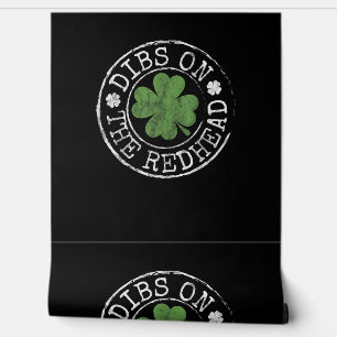 Papier Peint Dibs Sur La Tête De Redhead Funny Clovers Stamp St