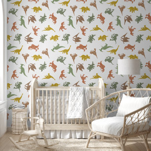 Papier Peint Dinosaur Boy Nursery Peel & Stick Removable