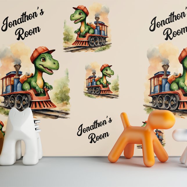 Papier Peint Dinosaur Train Boys Chambre (Créateur téléchargé)
