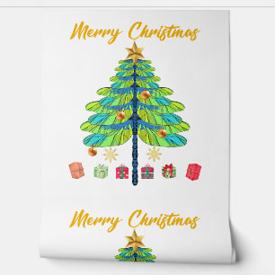 Papier Peint Don d'arbre de Noël de libellule