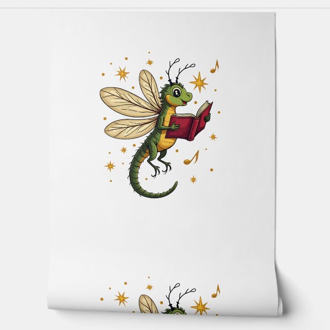Papier Peint Dragonale de la couronne de Noël (Déroulement)