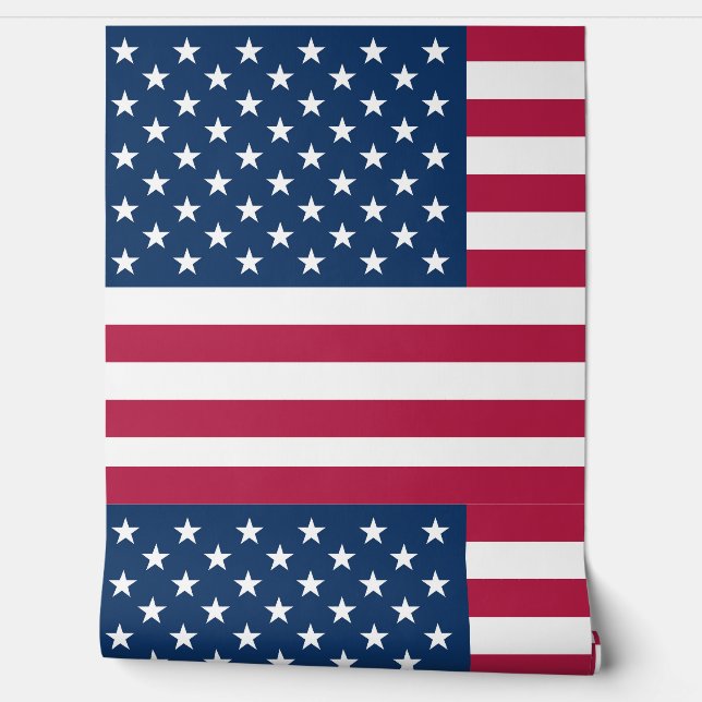 Papier Peint Drapeau américain (Déroulement)