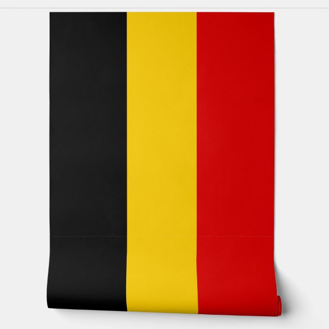 Papier Peint Drapeau de Belgique (Déroulement)