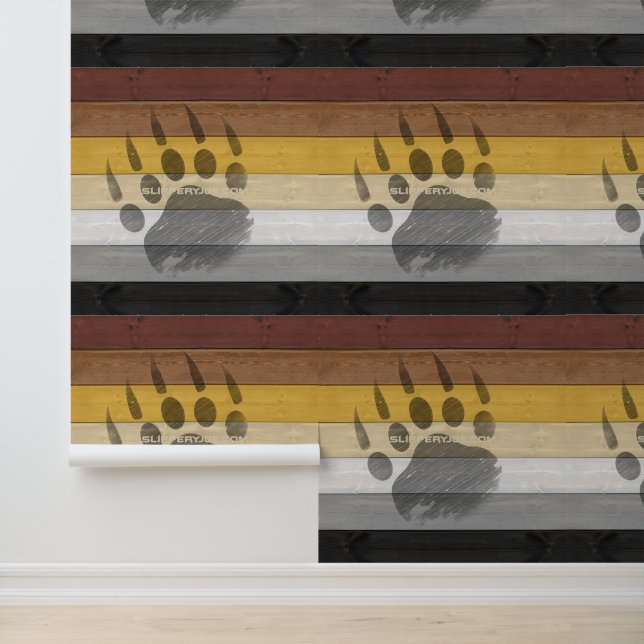 Papier Peint drapeau de la fierté de l'ours de SlipperyJoe's te (Application)