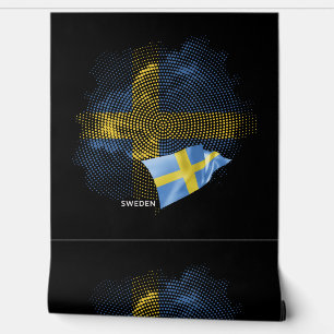 Papier Peint drapeau de la Suède