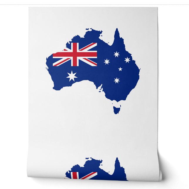 Papier Peint drapeau de l'Australie (Déroulement)