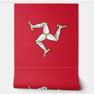 Papier Peint Drapeau de l'île de Man