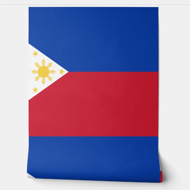 Papier Peint drapeau des Philippines (Déroulement)
