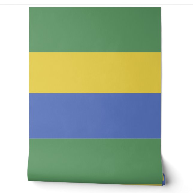 Papier Peint Drapeau du Gabon (Déroulement)