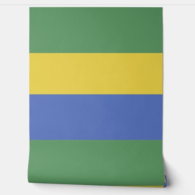 Papier Peint Drapeau Gabon (Déroulement)
